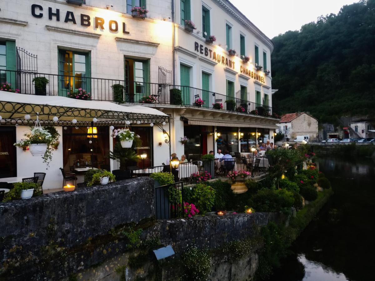 Hotel Restaurant Charbonnel Brantome Exterior photo